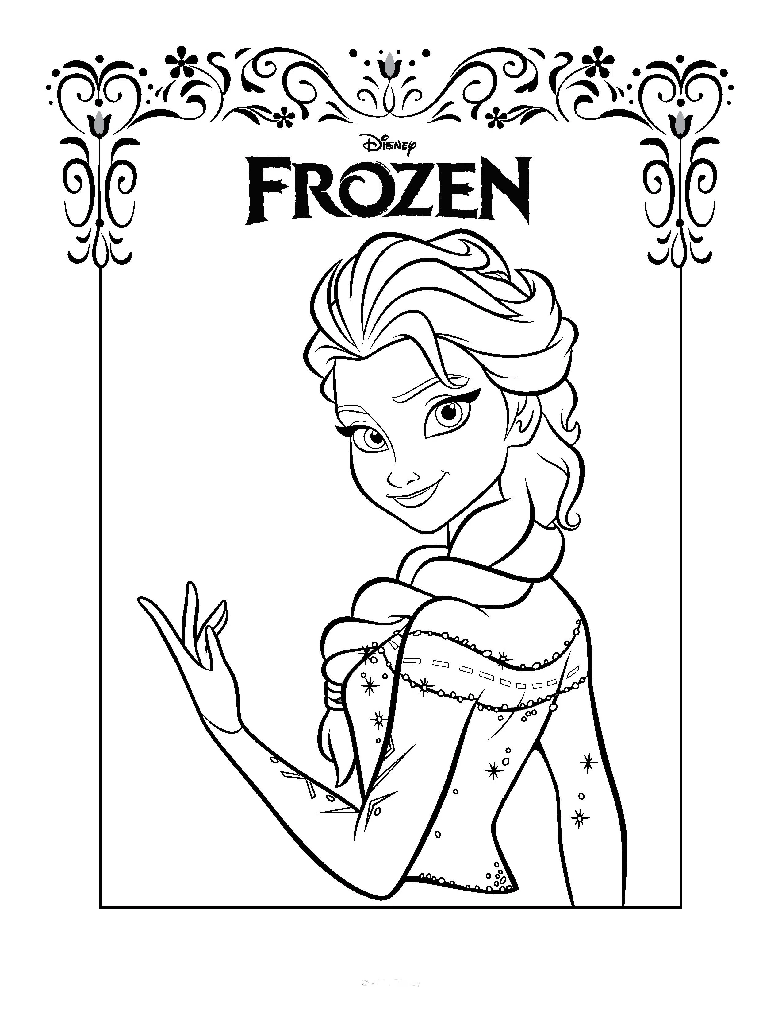 Frozen Kleurplaat 18