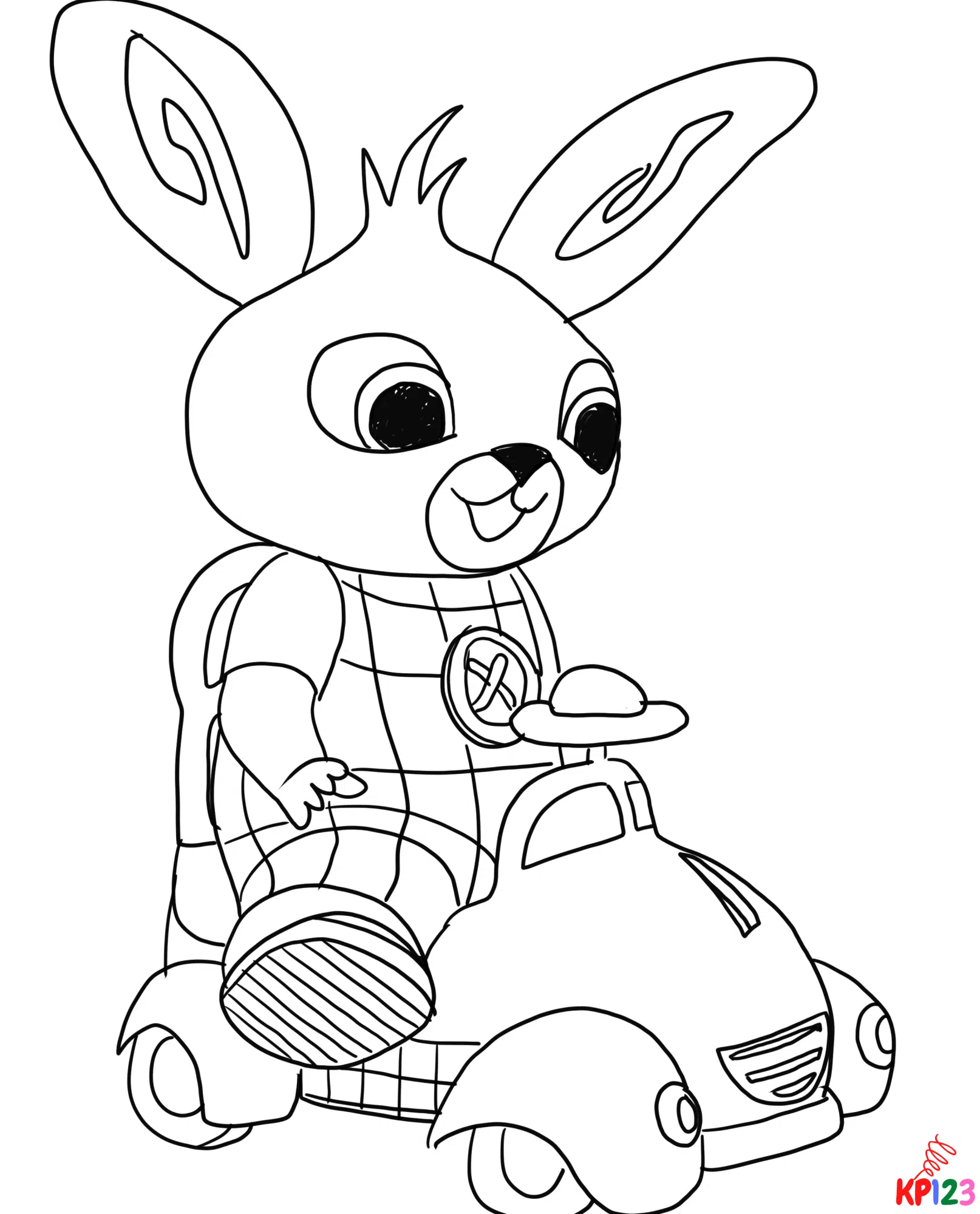 kleurplaat bing - 8 Bing Kleurplaten Printen voor Kinderen