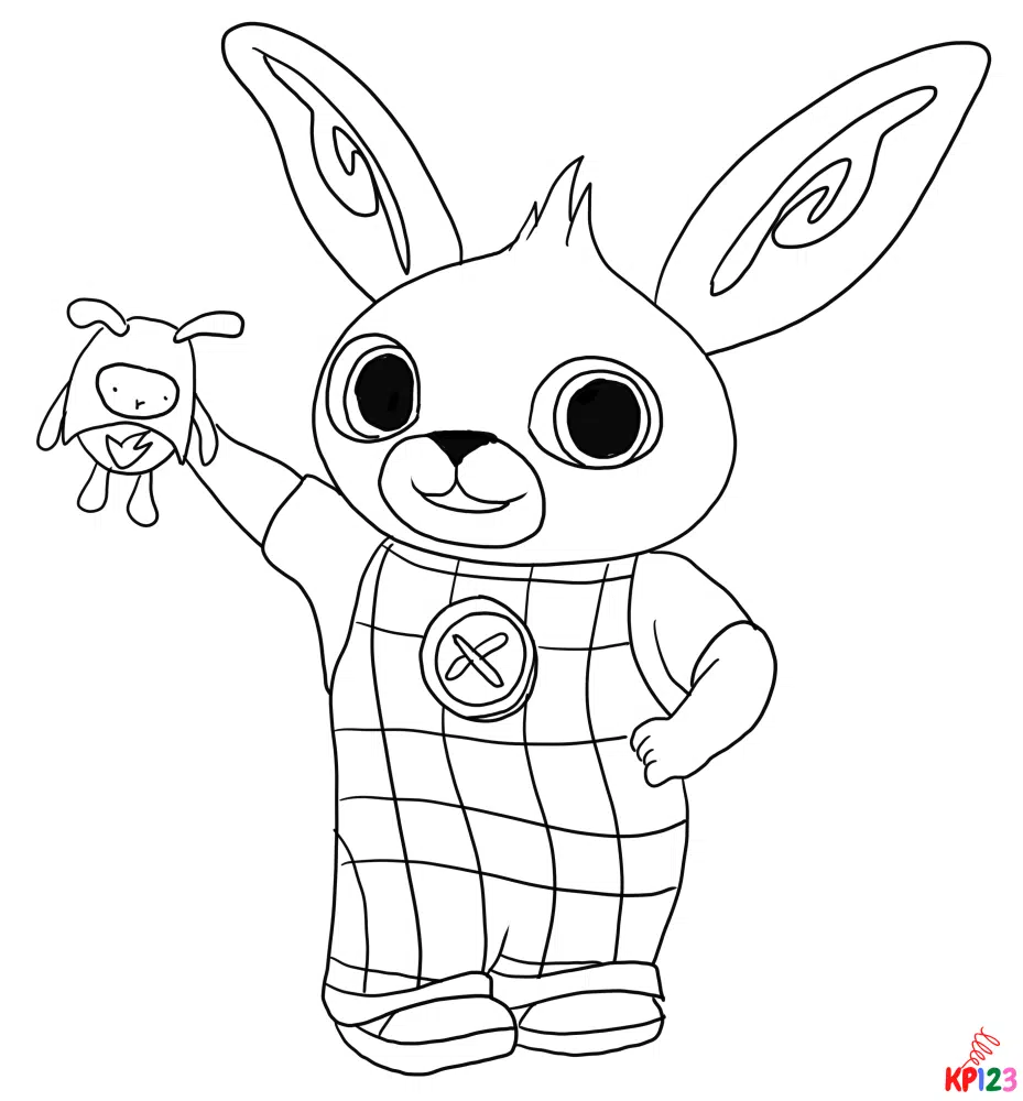 kleurplaat bing - 3 Bing Kleurplaten Printen voor Kinderen