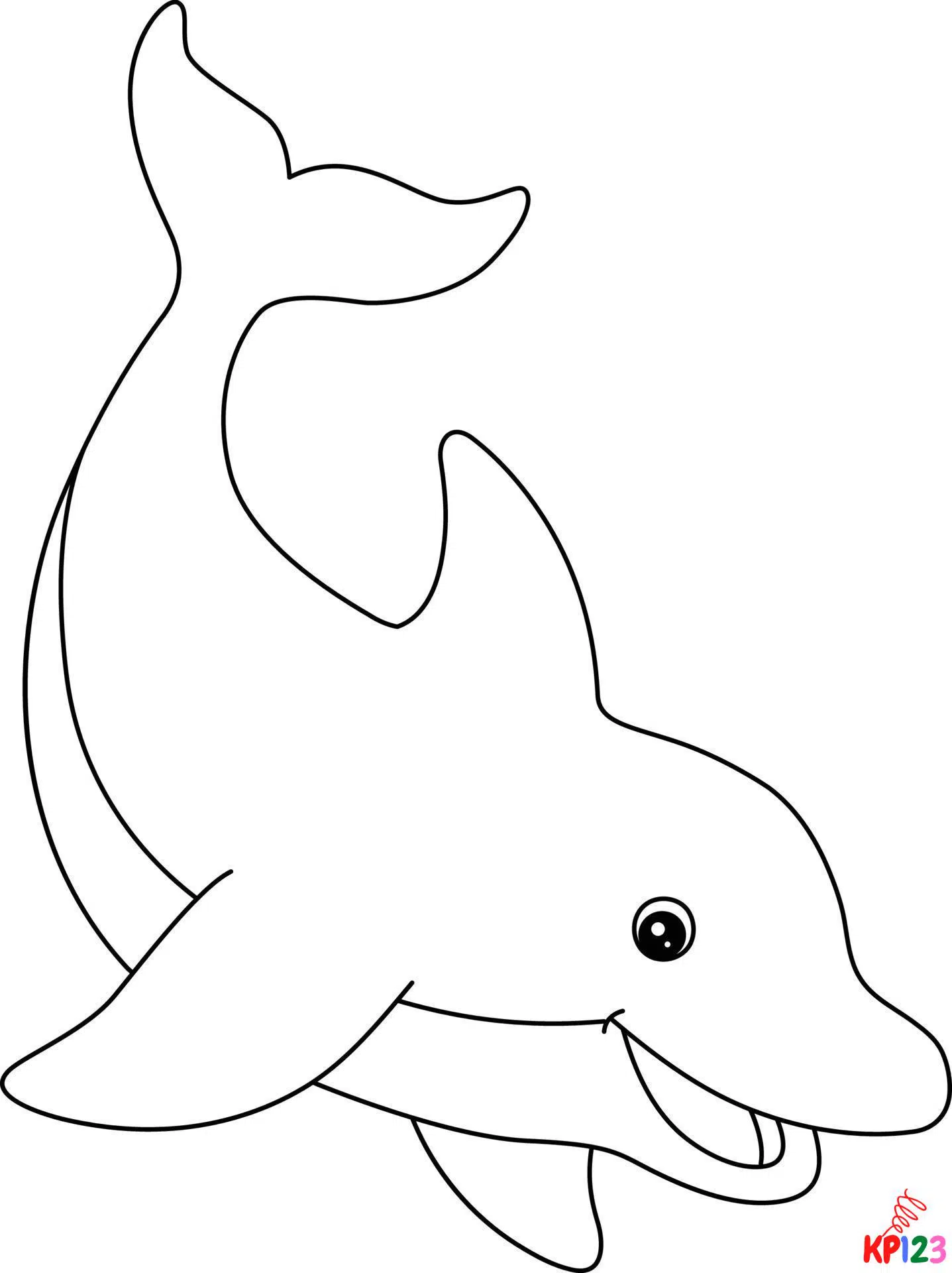 Dolfijn Kleurplaten (5)